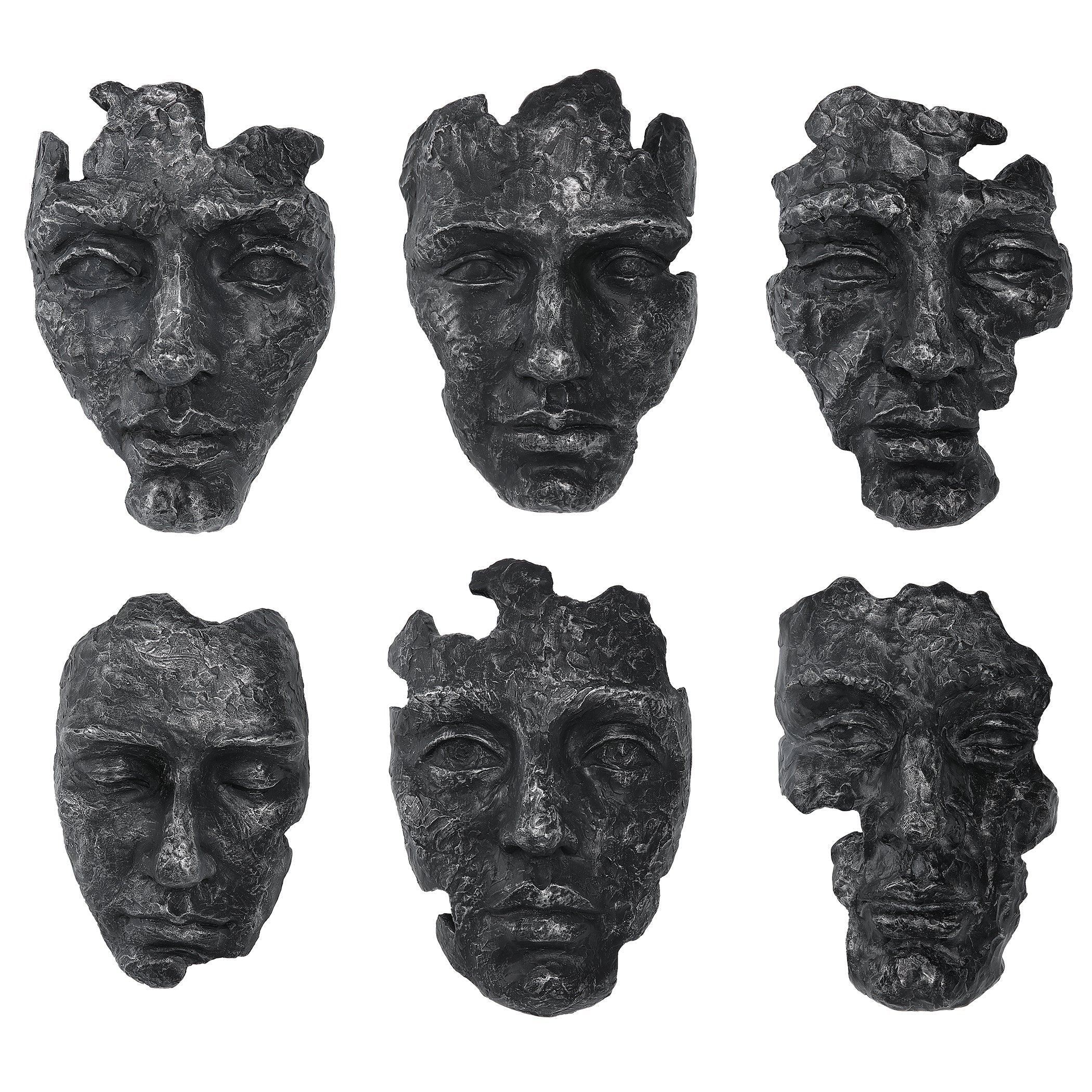 Uttermost Self-Portrait Metallic Wall Decor, Set/6 - Image 3
