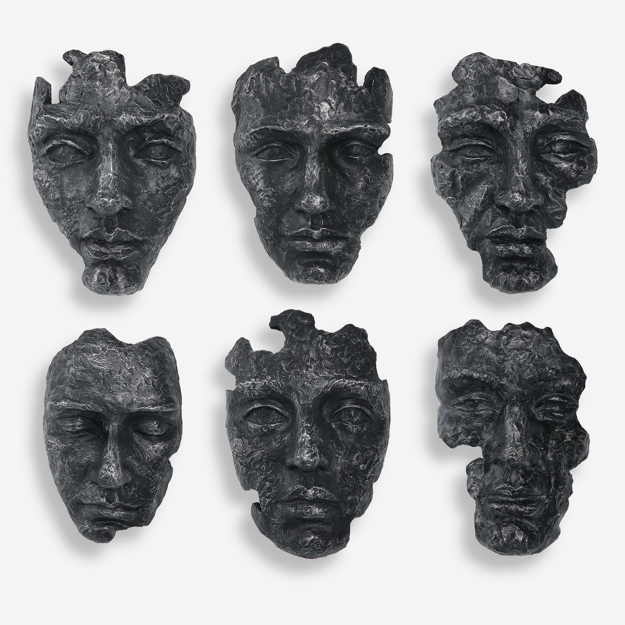 Uttermost Self-Portrait Metallic Wall Decor, Set/6 - Image 5