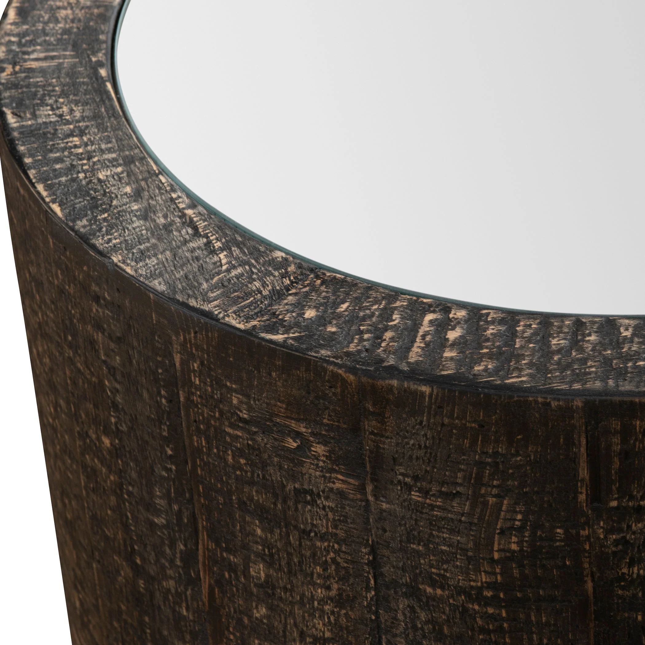 Uttermost Sequoia Mirrored Drum Table - Image 4