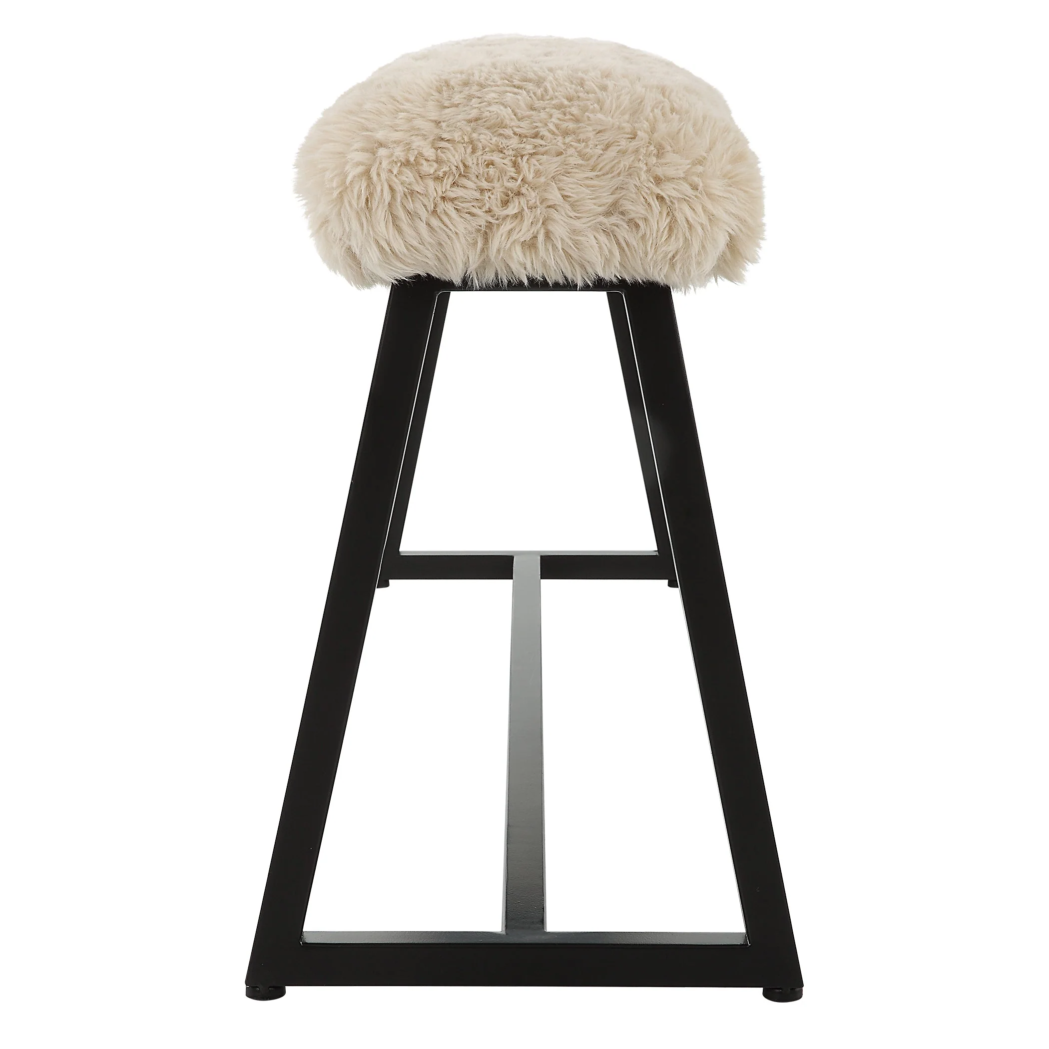 Uttermost Taupo Sheepskin Bench - Image 5