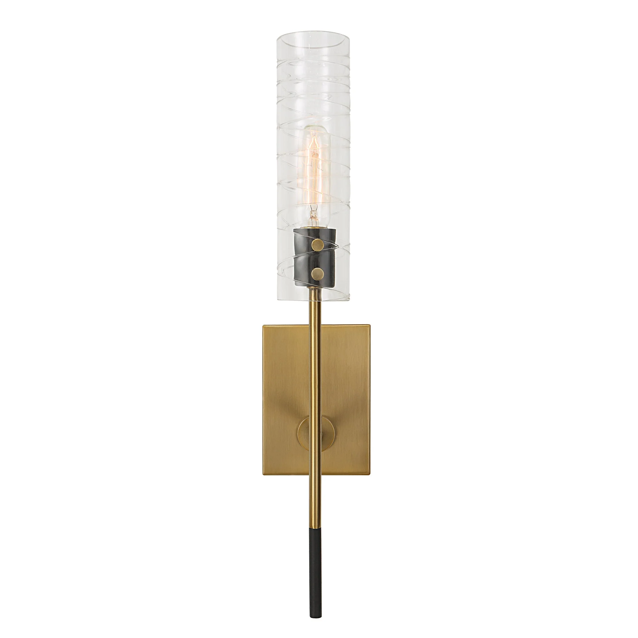 Uttermost Telesto 1 Light Brass Sconce - Image 3