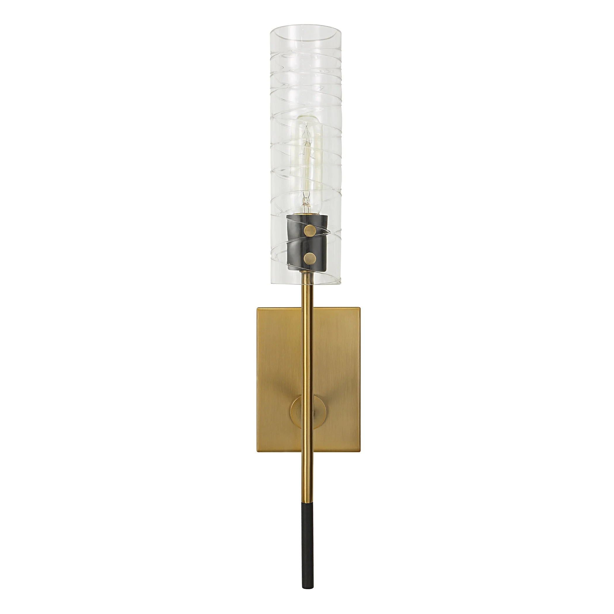 Uttermost Telesto 1 Light Brass Sconce - Image 6
