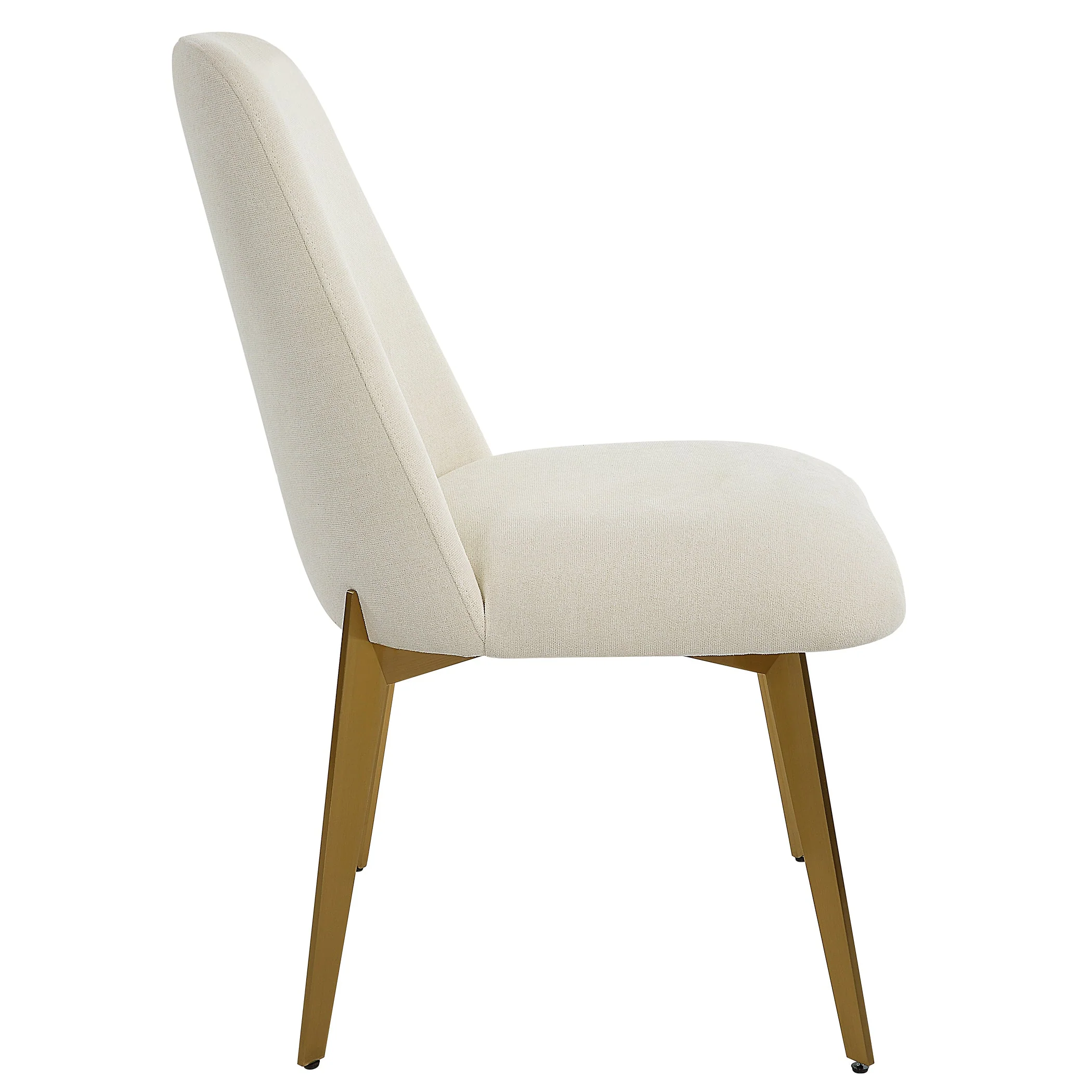 Uttermost Vantage Off White Fabric Dining Chair - Image 5