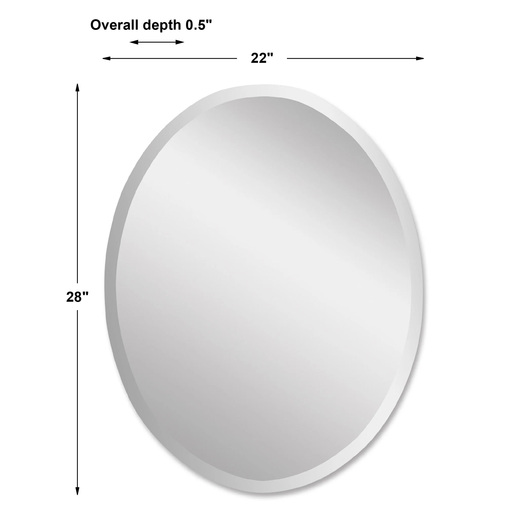 Vanity Oval Mirror - Image 4