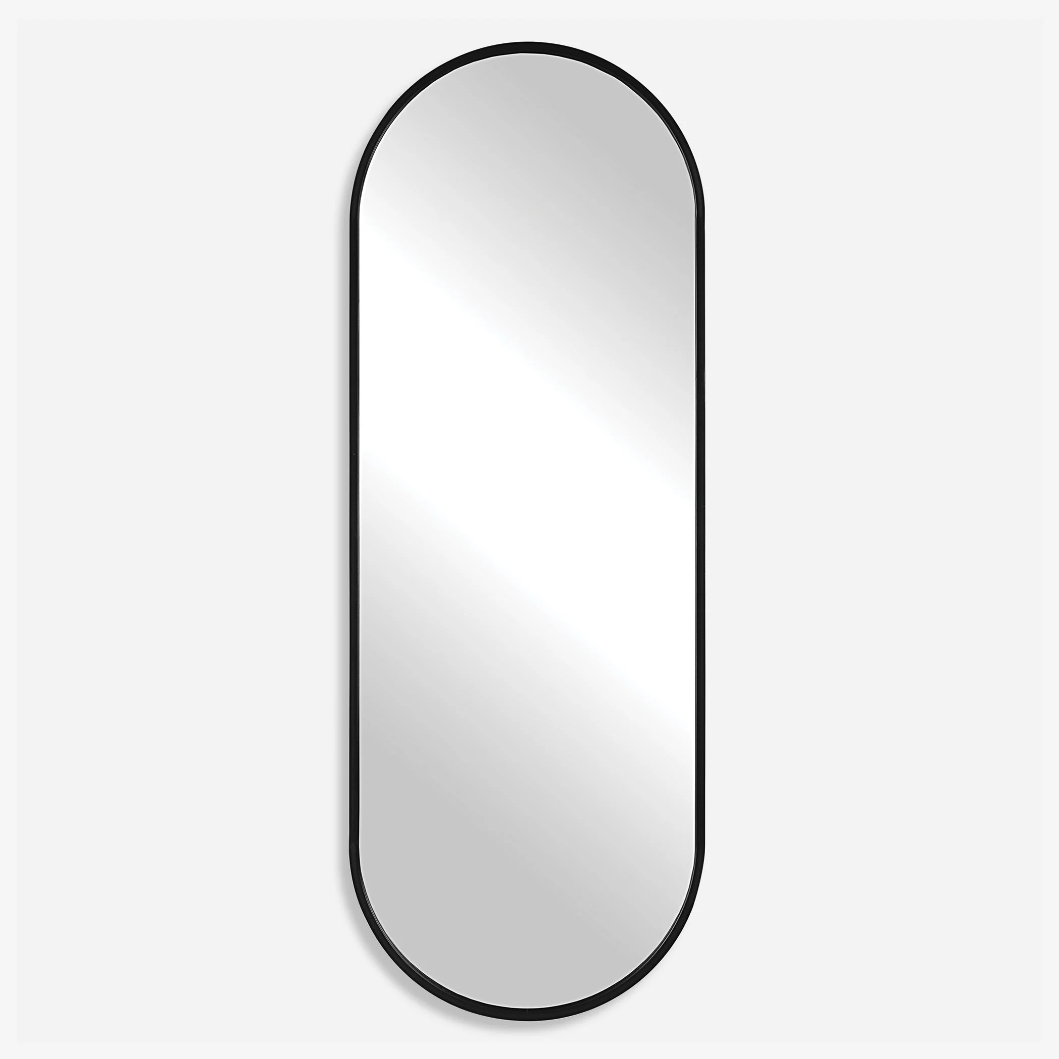 Varina Tall Mirror, Black - Image 4