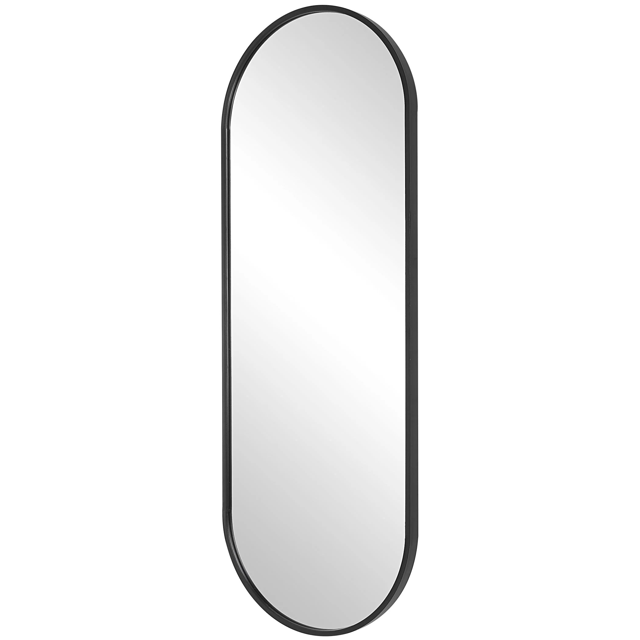 Varina Tall Mirror, Black - Image 9