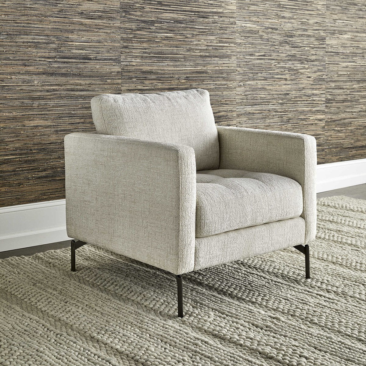 Ventura Chair - Ivory Chenille - Image 5