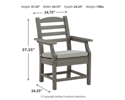 Visola Arm Chair with Cushion (Set of 2) - Image 4