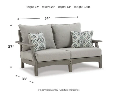 Visola Outdoor Loveseat with Cushion - Image 4