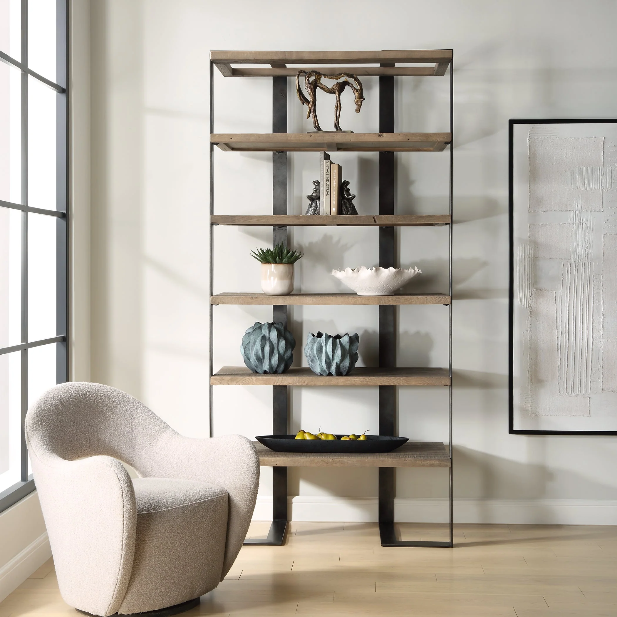 Wander Fabric Swivel Chair - Image 4