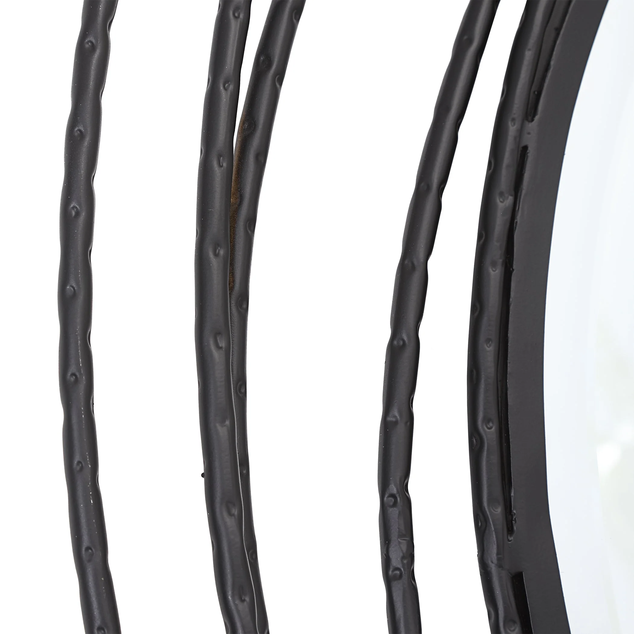 Whirlwind Black Round Mirror - Image 7