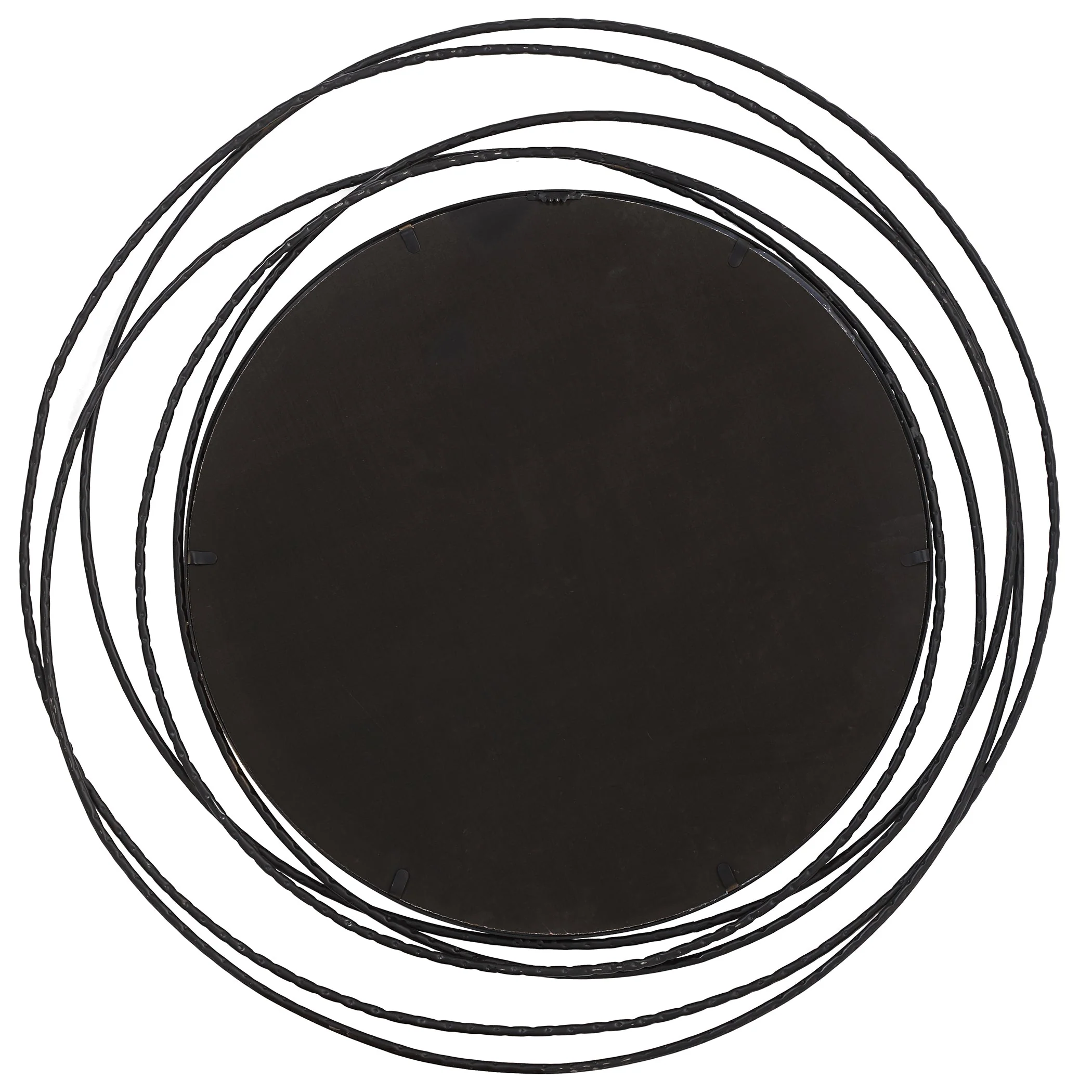 Whirlwind Black Round Mirror - Image 8