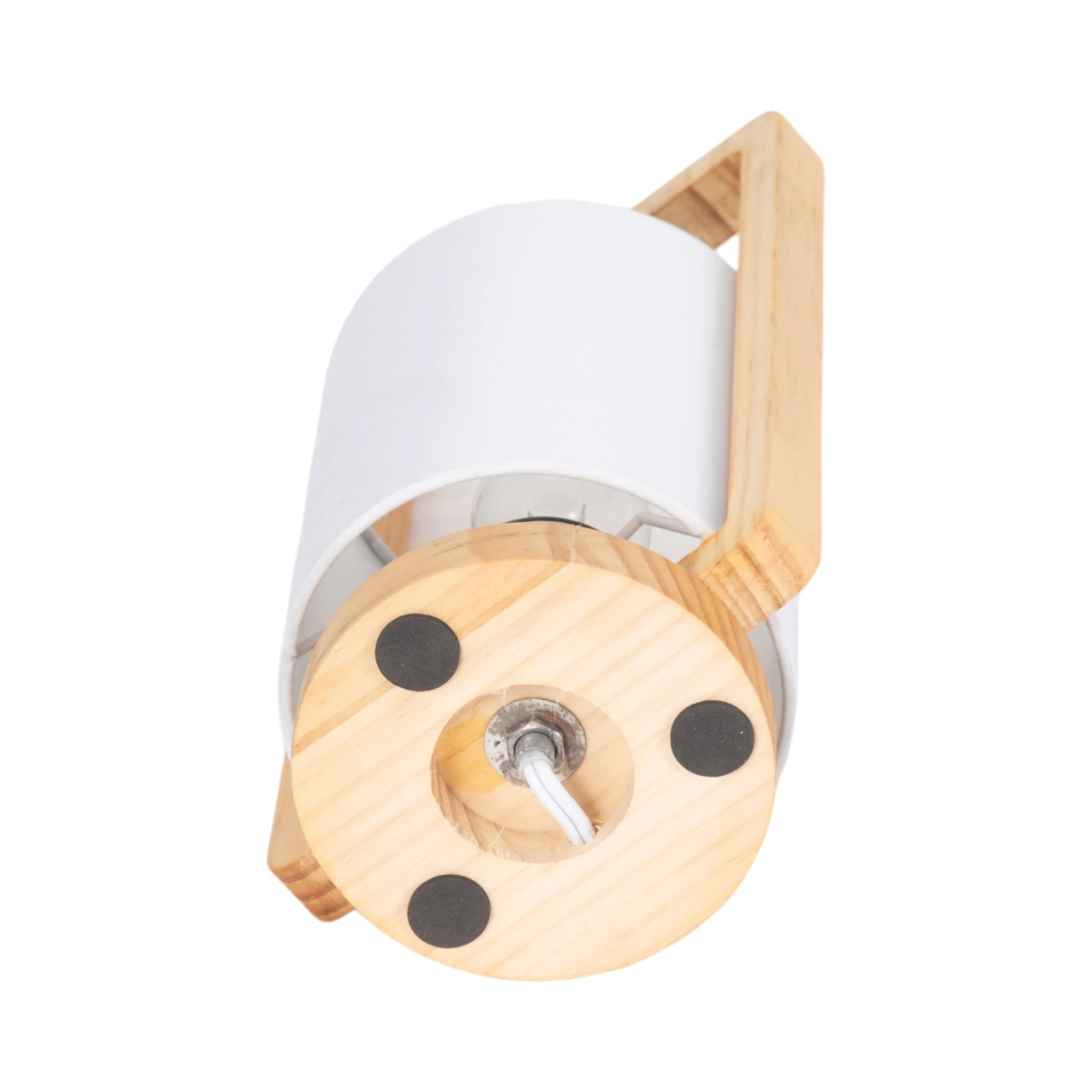 Wood,s/2,11"h, Cylndr Tbl Lmps,nature Wood/wht - Image 15