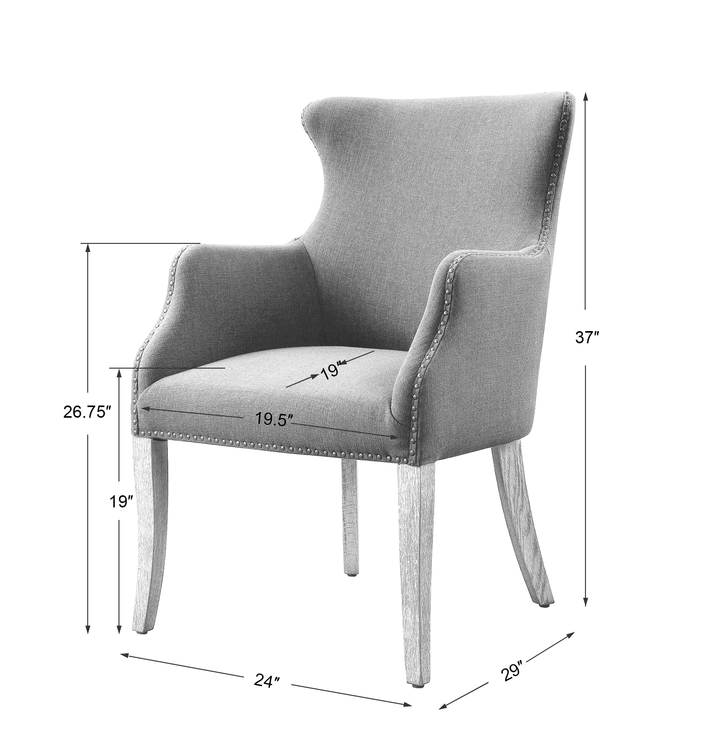 Yareena Wing Chair - Image 3